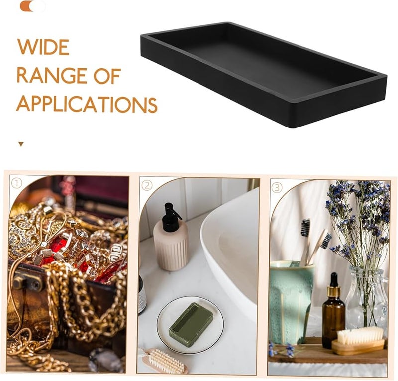 Silicone Vanity Tray Organizer For Bathroom Countertop Easy To Clean - Image 4
